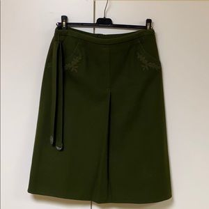 Austrian traditional loden wool skirt